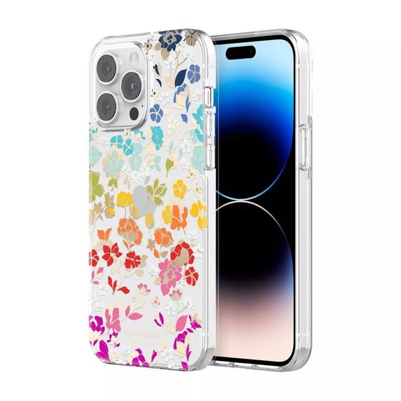 Kate Spade New York Apple iPhone 14 Protective Hardshell Case - Flowerbed - NEW - Picture 1 of 3